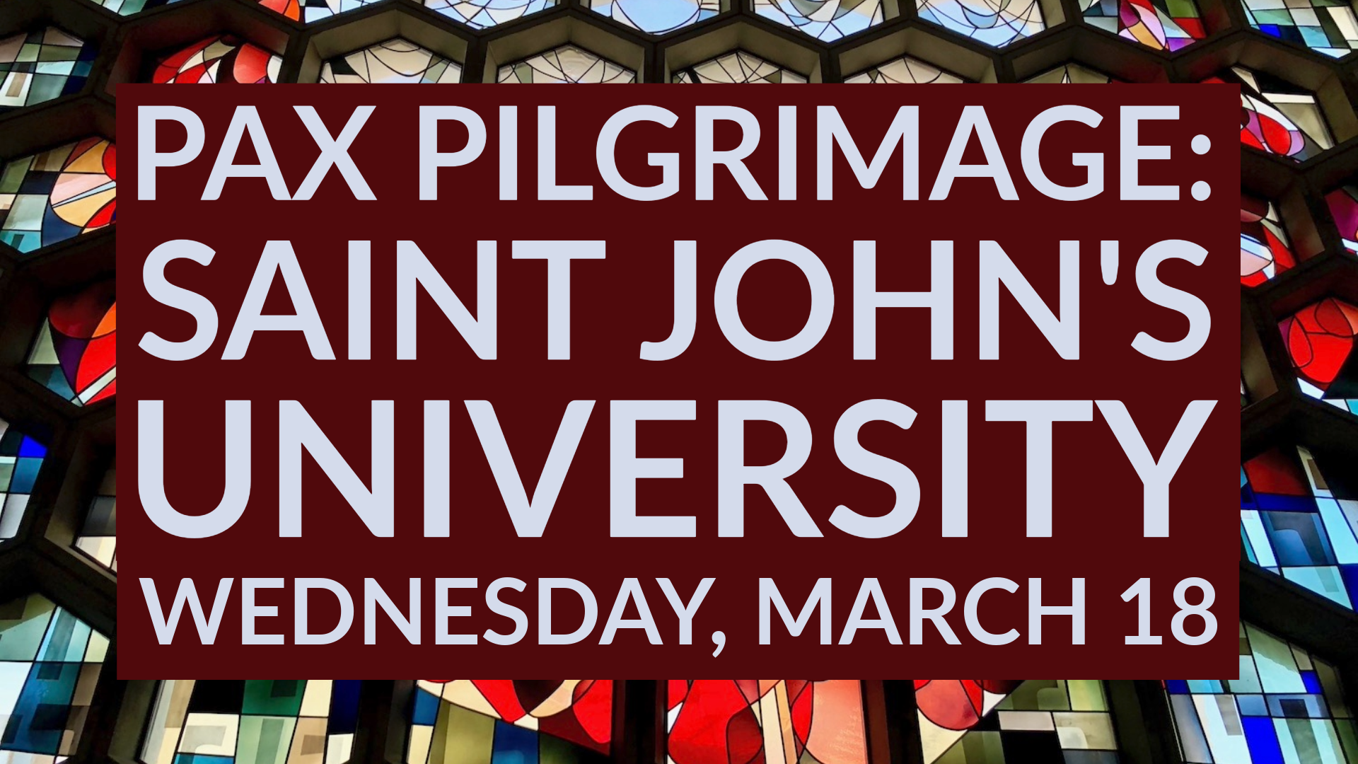 Pax Pilgrimage to St. John's